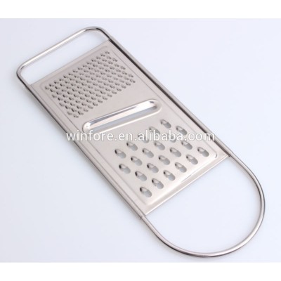 Kitchen gadgets Stainless steel flat grater multipurpose cheese grater