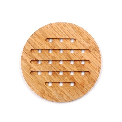 High Quality Bamboo Pot Table Mat Coaster Round Dining Bamboo Table Mat