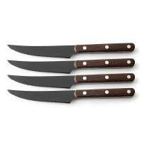 4pcs stainless steel  steak knife with black coating on blade